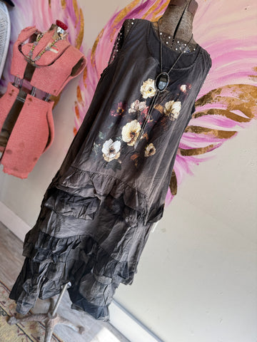 Jaded Gypsy Create Change Dress & Overlay Black