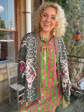 Wild Rose Tiger Kimono Jacket