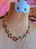 Kaleidoscope Crystal Necklace