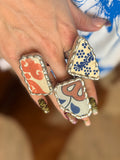 Bohemian Mosaic Tile Rings
