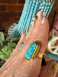 Jennifer Thames Turquoise Gemstone Ring