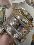 Clover Hinge Cuff - 4 Styles