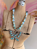 Turquoise Flight Butterfly Necklace by A Rare Bird
