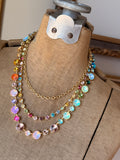 Prism Layers Triple Strand Necklace