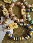 Wood Tile Mahjong Bracelet