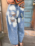 Wildbloom Barrel Jeans by Jaded Gypsy