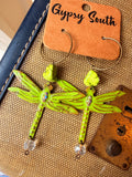 Dragonfly Daydream Earrings 💚