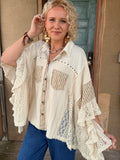 Desert Lace Wanderer Shacket