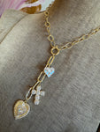 Jennifer Thames Charm Necklace - Cross