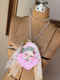 Sugarplum Santa Necklace by A Rare Bird