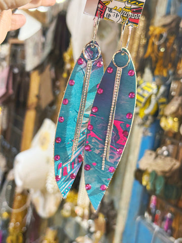 Blue/Pink Luxe Hide Drops