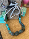 A Rare Bird Dark Turquoise Necklace