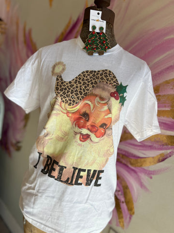 I Believe Santa Tee