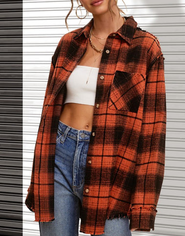 Ginger Flannel Shirt