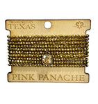 Pink Panache Dark Gold Bead Bracelet Set