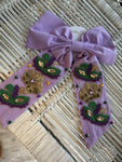 Mardi Gras Beaded Bow