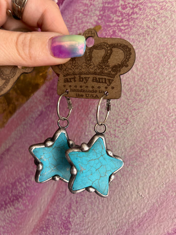 Art by Amy Dreaming Star Earrings