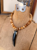Desert Horn Marbled Necklace