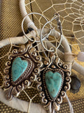Boho Heart Hoops