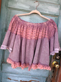 Lavender Reverie Mixed Lace Top