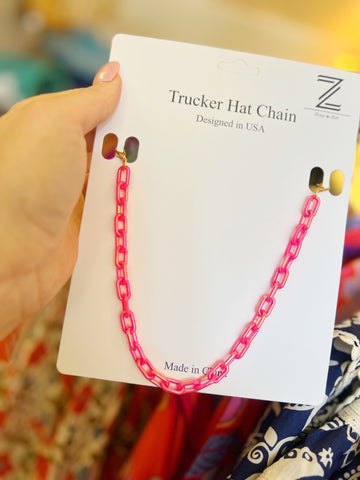 Hat Chain - Pink Irridescent