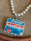 Vintage Aspirin Tin Necklace