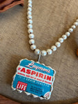 Vintage Aspirin Tin Necklace