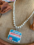 Vintage Aspirin Tin Necklace