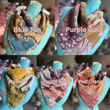 Jaded Gypsy Kantha Patchwork Small Square Scarf