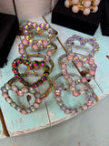Stretch Crystal Heart Bracelet