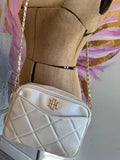 Caroline Hill Fiona Crossbody Pearl Quilted