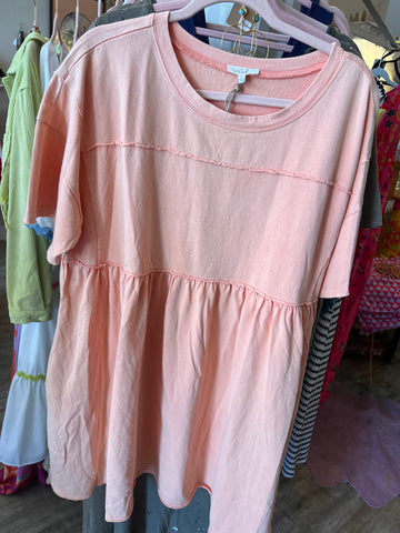 Just Peachy T-Shirt Dress