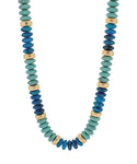 Turquoise Beaded Candy Necklace