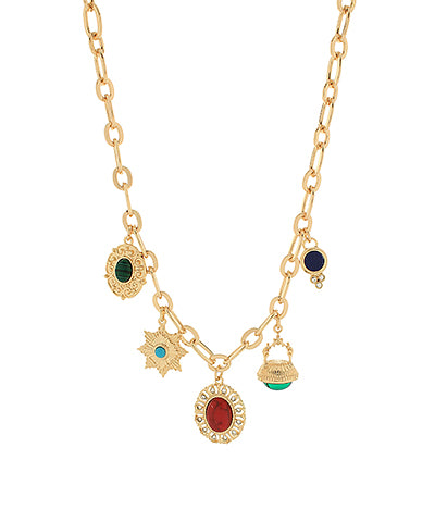 Jewel Charm Necklace