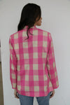 Pink Gingham Blazer