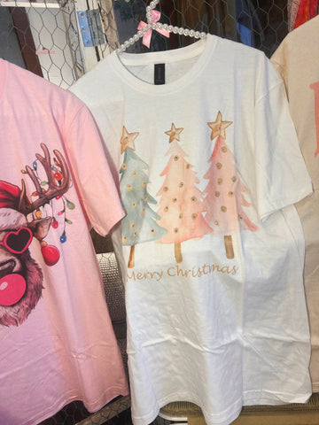 Christmas Tree Bling Tee