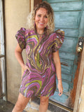 Aurora Waves Dress