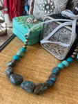 A Rare Bird Dark Turquoise Necklace