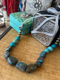 A Rare Bird Dark Turquoise Necklace