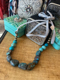 A Rare Bird Dark Turquoise Necklace