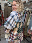 A Rare Bird Blue Reversible Flannel