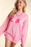 Love Pop Letter Sweater