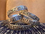 Handmade Stamped Bangles