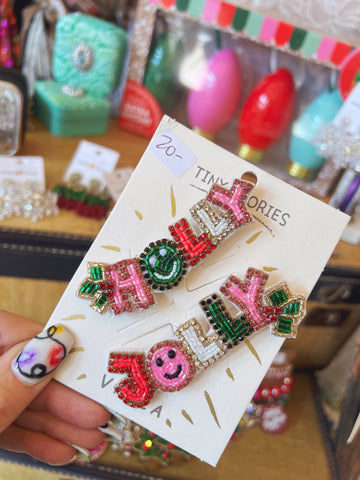 Holly Jolly Christmas Pins