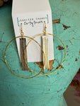 Jennifer Thames Mixed Fringe Hoop