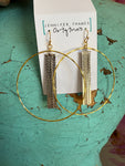 Jennifer Thames Mixed Fringe Hoop