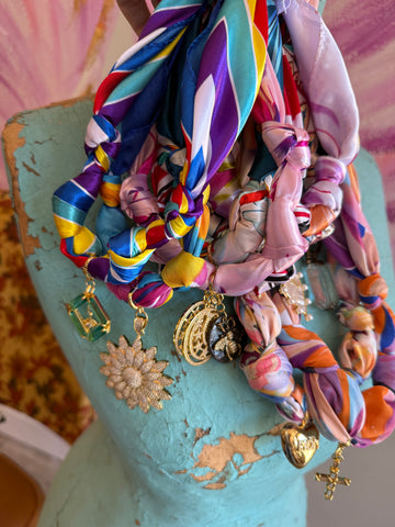 Jennifer Thames Scarf Charm Necklace - Multiple Options