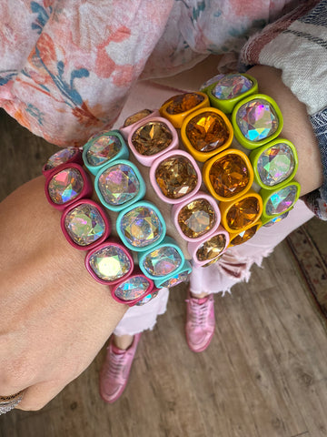 Crystal Pop Bracelet - 5 Color Options