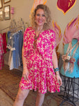 Natural Rose Flowy Dress
