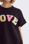 LOVE Letter Patch Top
